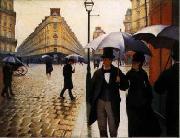 Gustave Caillebotte Paris Street, Rainy Weather oil painting artist